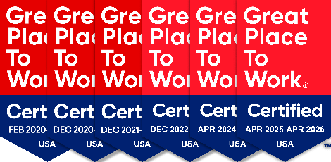 Creat Place to Work form 2020 to 2025