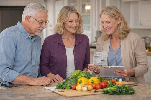In-home diabetes education with a home health clinician